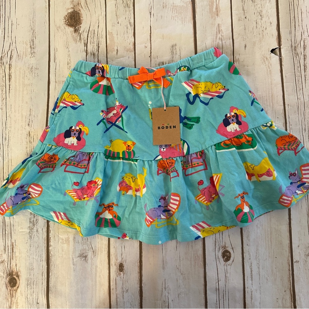 Mini Boden pet skort nwt 4/5, 6/7,